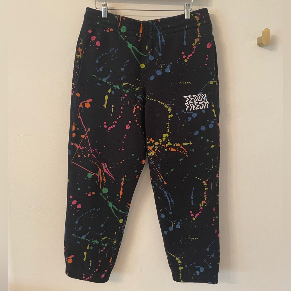 Teddy Fresh paint splatter sweatpants